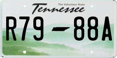 TN license plate R7988A