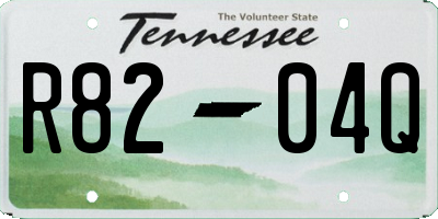TN license plate R8204Q