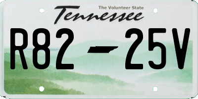 TN license plate R8225V