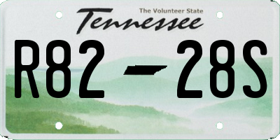 TN license plate R8228S