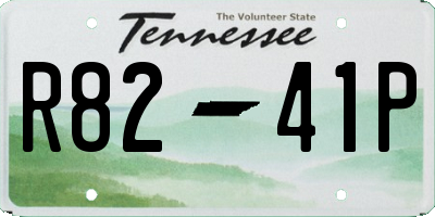 TN license plate R8241P