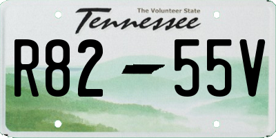 TN license plate R8255V
