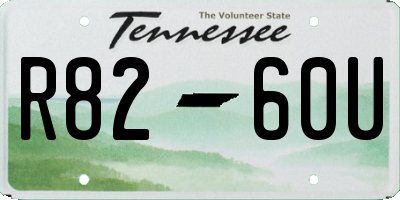 TN license plate R8260U