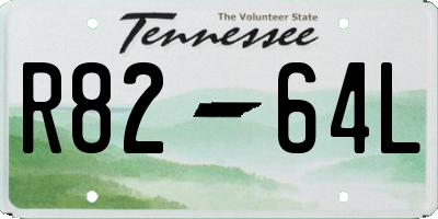 TN license plate R8264L