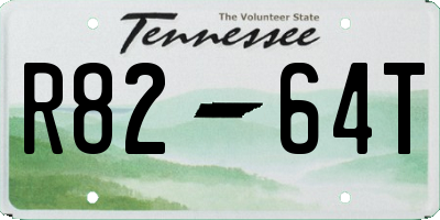 TN license plate R8264T
