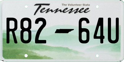 TN license plate R8264U