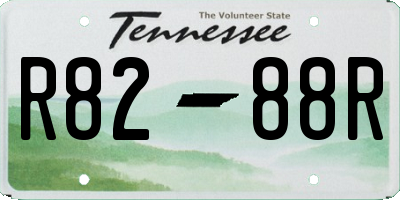 TN license plate R8288R