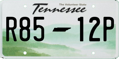 TN license plate R8512P