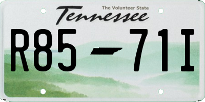 TN license plate R8571I