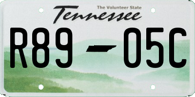 TN license plate R8905C