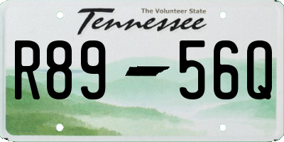 TN license plate R8956Q