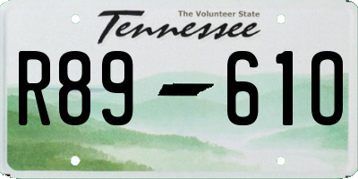 TN license plate R8961O