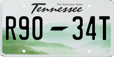 TN license plate R9034T