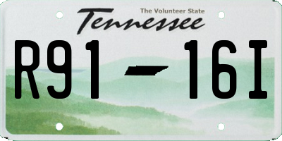 TN license plate R9116I