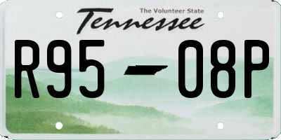 TN license plate R9508P
