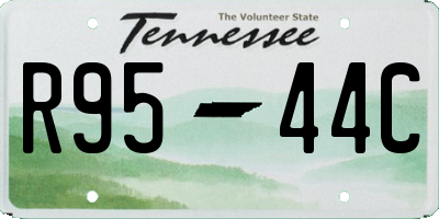 TN license plate R9544C