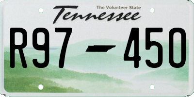 TN license plate R9745O