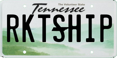 TN license plate RKTSHIP