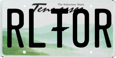 TN license plate RLTOR