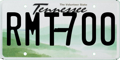 TN license plate RMT700
