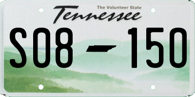 TN license plate S0815O