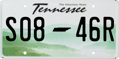 TN license plate S0846R