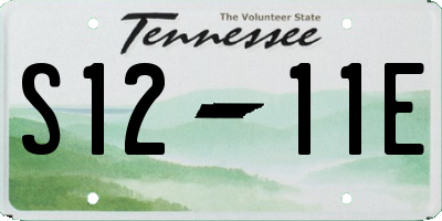 TN license plate S1211E