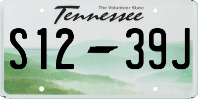 TN license plate S1239J