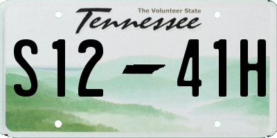 TN license plate S1241H