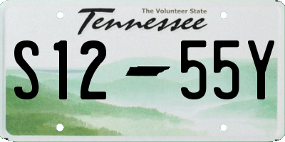 TN license plate S1255Y