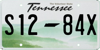 TN license plate S1284X