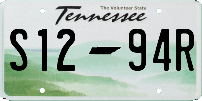 TN license plate S1294R