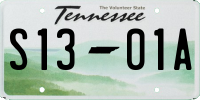 TN license plate S1301A