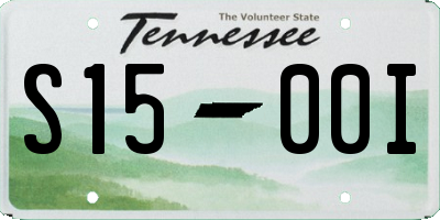 TN license plate S1500I
