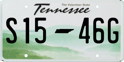 TN license plate S1546G