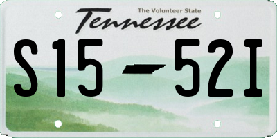 TN license plate S1552I