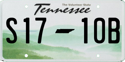 TN license plate S1710B