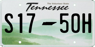 TN license plate S1750H