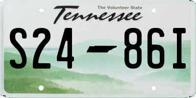 TN license plate S2486I