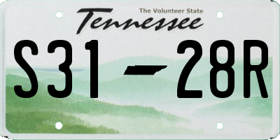 TN license plate S3128R