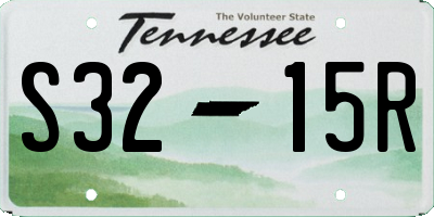 TN license plate S3215R