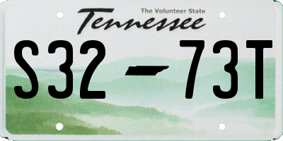 TN license plate S3273T