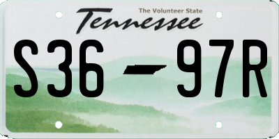 TN license plate S3697R