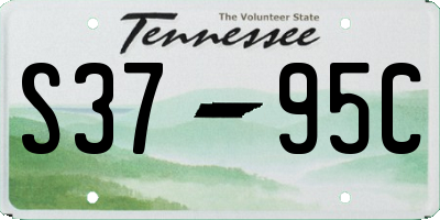 TN license plate S3795C