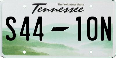 TN license plate S4410N