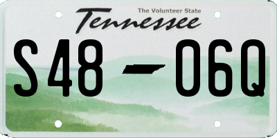 TN license plate S4806Q