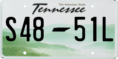 TN license plate S4851L