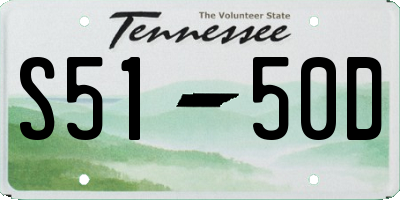 TN license plate S5150D