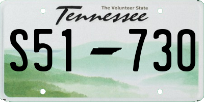 TN license plate S5173O