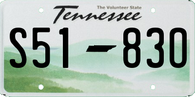 TN license plate S5183O
